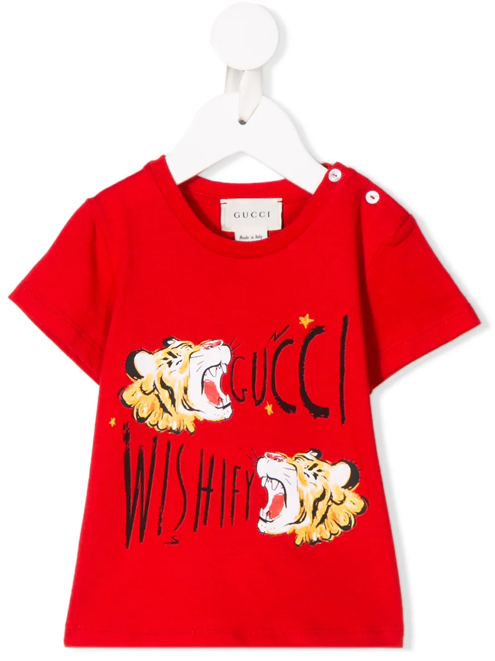 Gucci Kids футболка с принтом Wishify Gucci Kids футболка с принтом Wishify