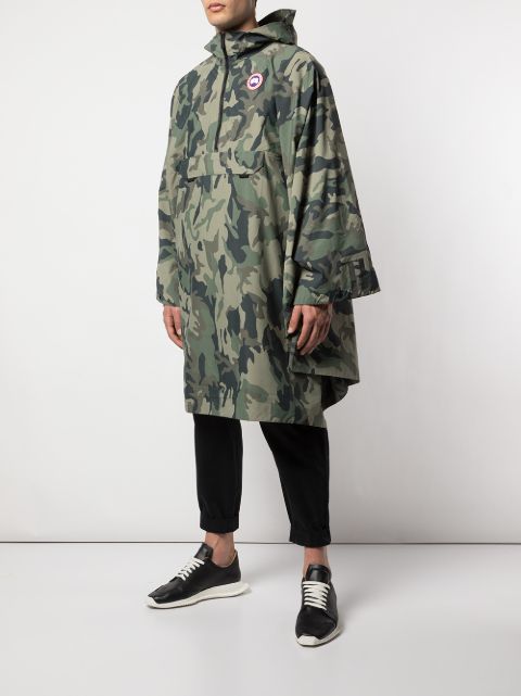 canada goose camo poncho