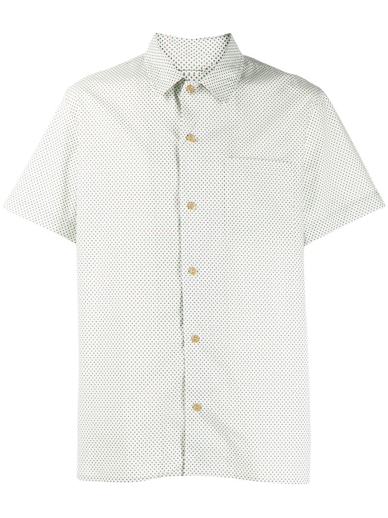 A.P.C. рубашка с узором в горох