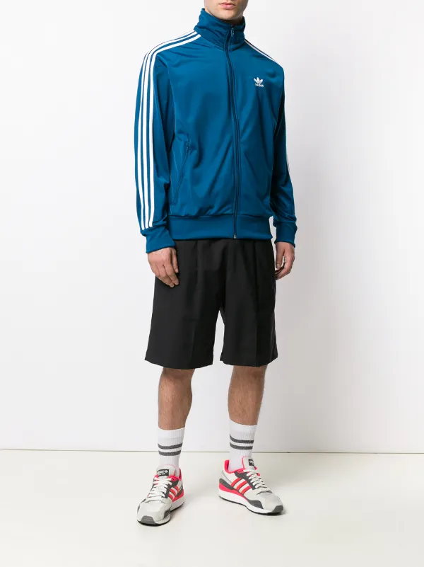 Adidas Zipped Sweat Jacket Blue FARFETCH PH