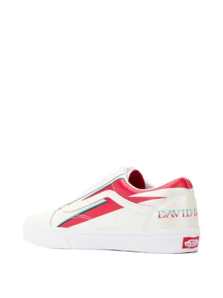 vans lightning bolt red