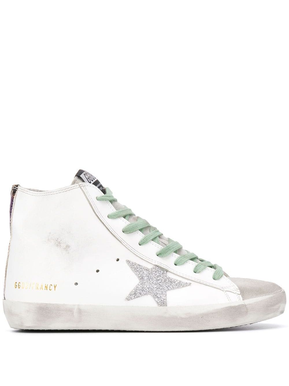 фото Golden Goose высокие кеды Francy