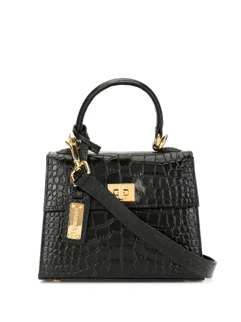 Sandra J Jackie Micro Bag - Black In Black