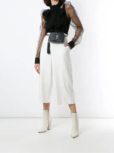 Shop Saint Laurent YSL belt bag with 