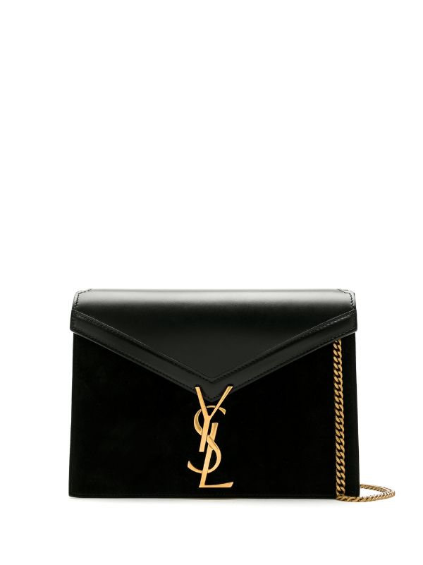 saint laurent cassandra leather shoulder bag