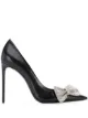 Image 1 of Saint Laurent Zoe 105mm bow-detail pumps