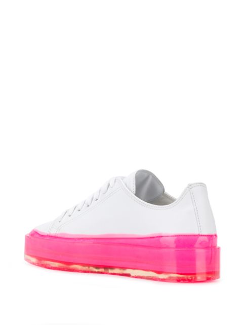 Shop white MSGM platform sole sneakers with Express Delivery - Farfetch