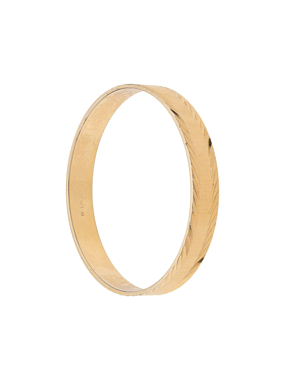 Monet Pre-Owned Bracciale rigido Monet anni '70 - Oro