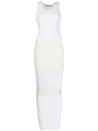 ribbed tank maxi dress