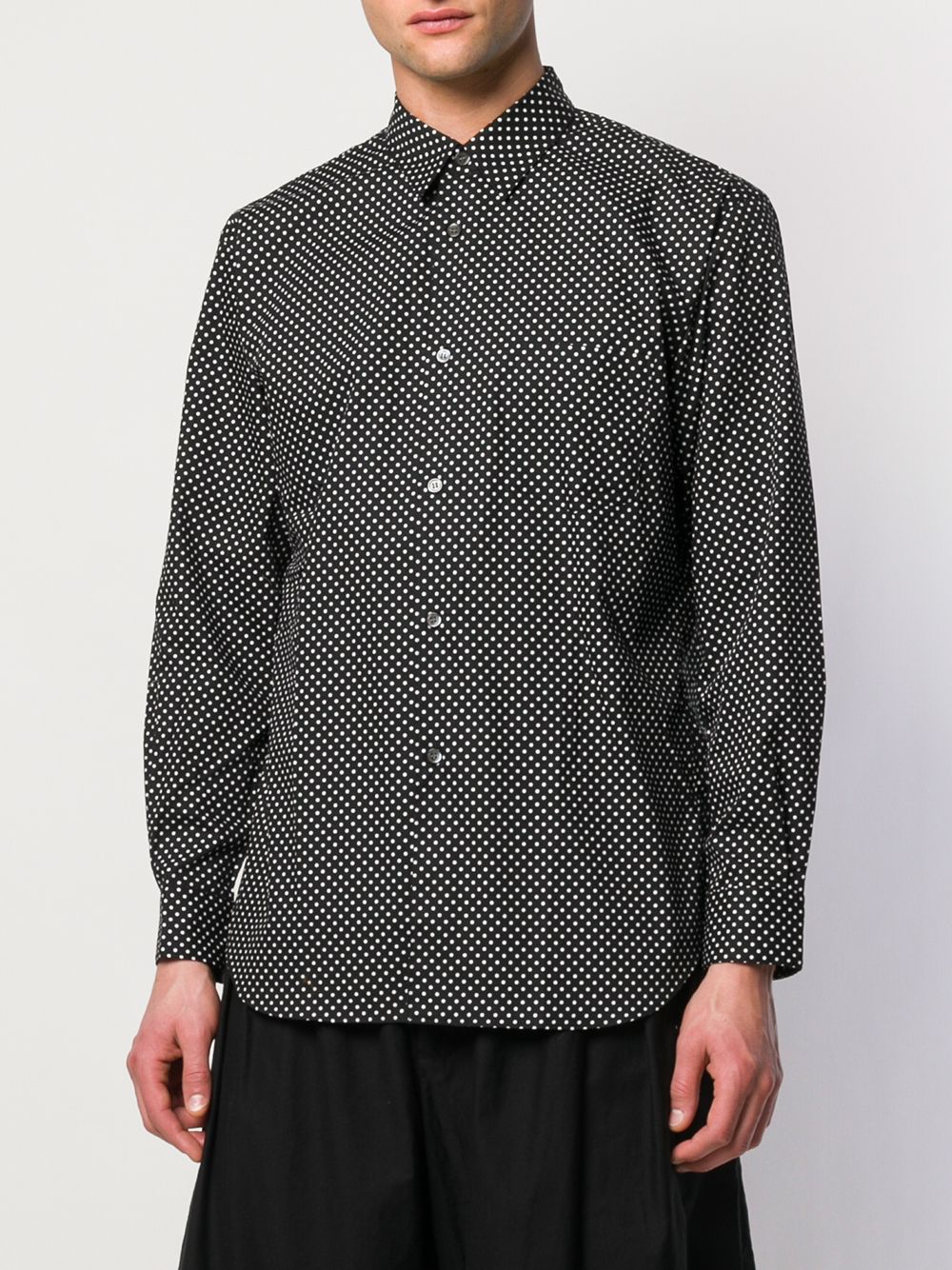 фото Comme Des Garçons Shirt рубашка в горох