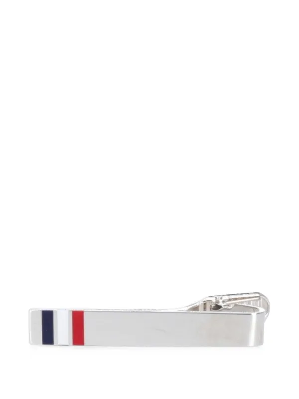 THOM BROWNE ネクタイピン Thom Browne ストライプ ネクタイピン | シルバートーン | FARFETCH JP