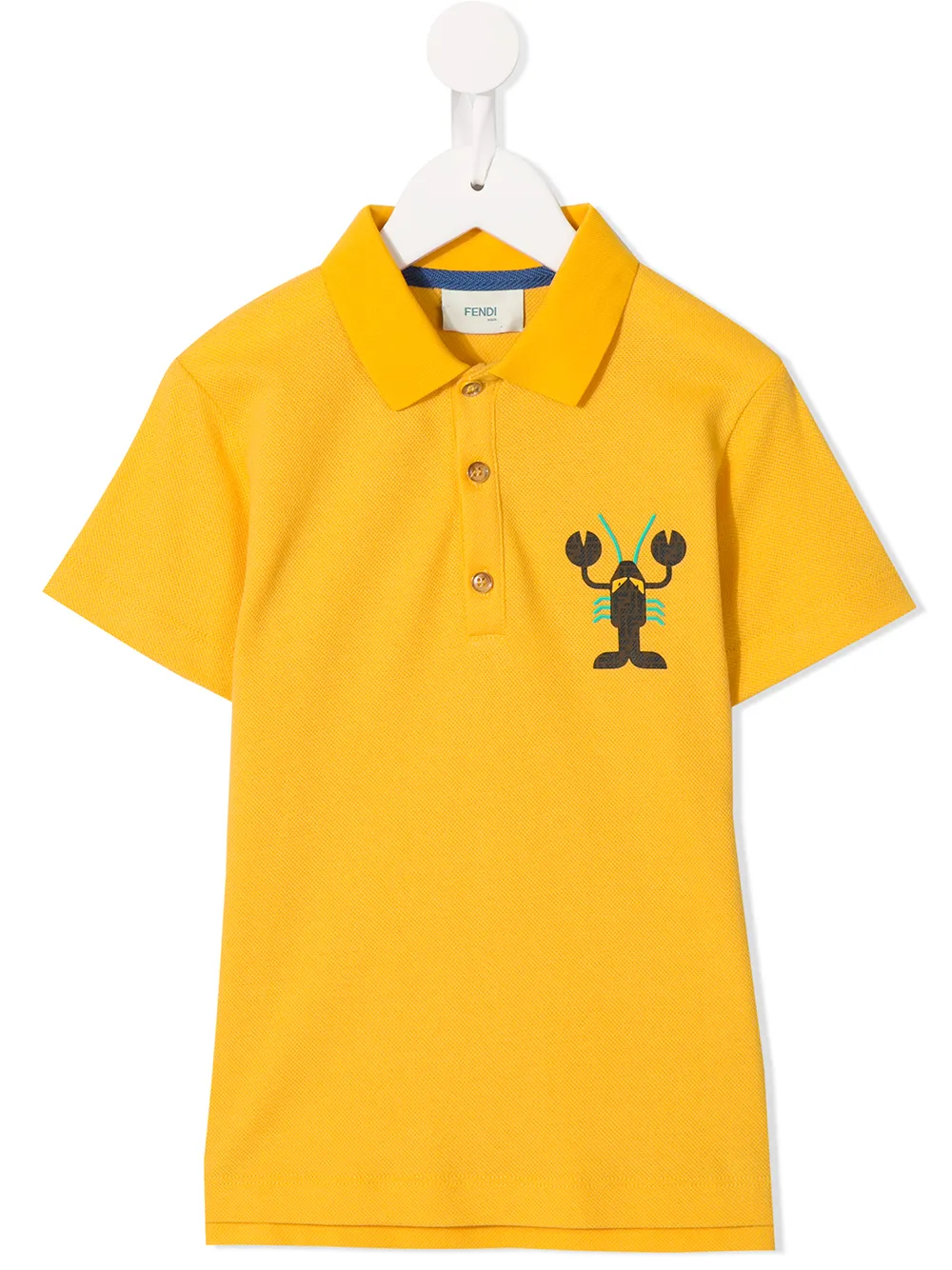 Fendi Kids рубашка-поло Fendi Kids рубашка-поло