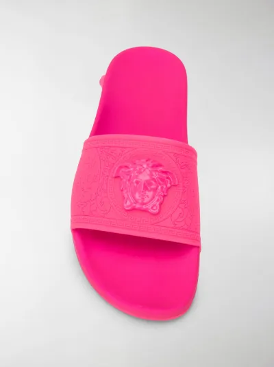 pink versace sliders