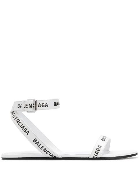 Balenciaga logo strap sandals