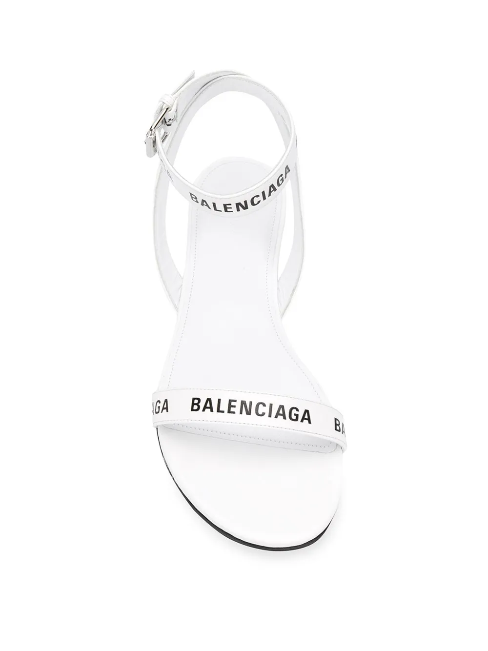 Balenciaga Sandalen met logo bandje Wit