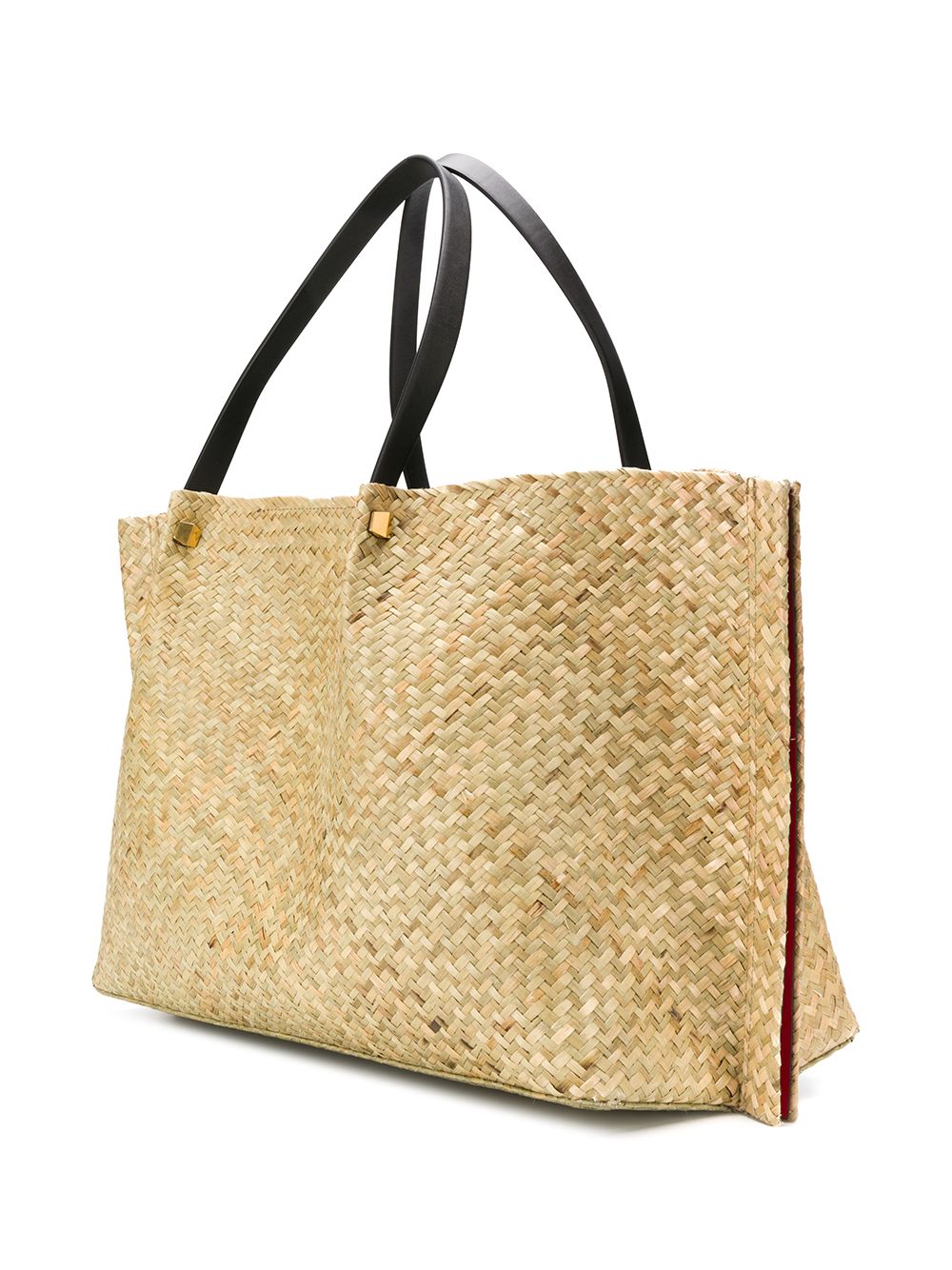 valentino straw tote