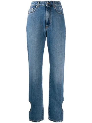 jeans with heart cutouts