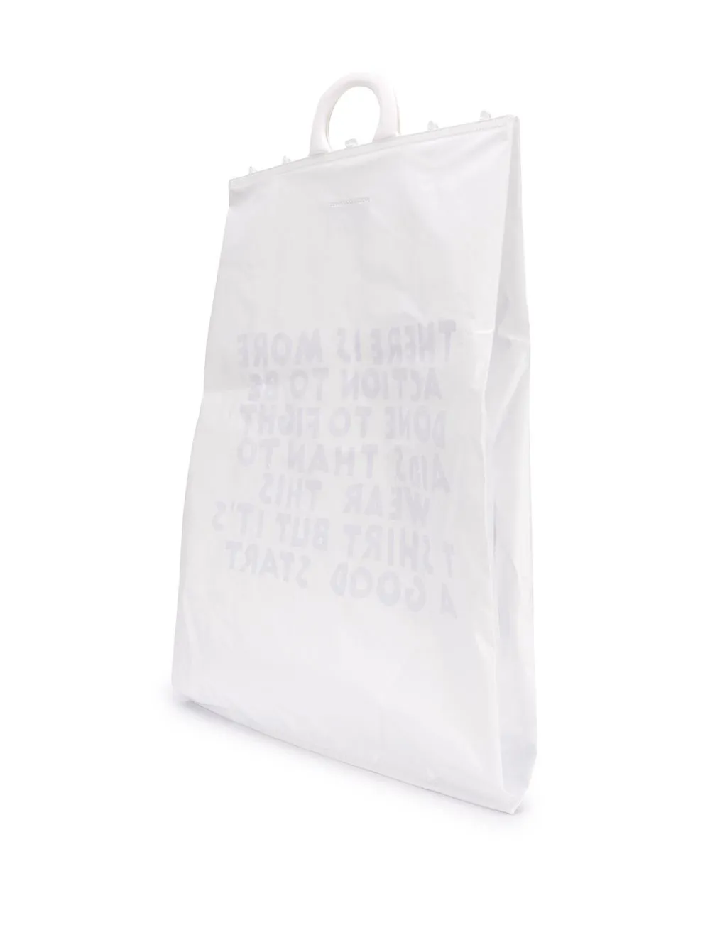 Mm6 Maison Margiela Oversized Shopper   Weiß 
