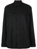 WARDROBE.NYC Release 03 tailored poplin shirt - Black