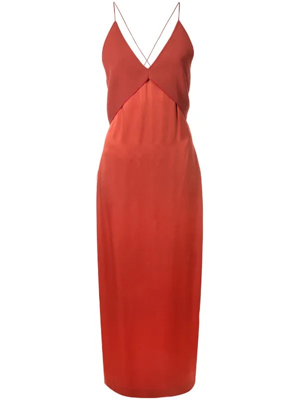 dion lee red dress