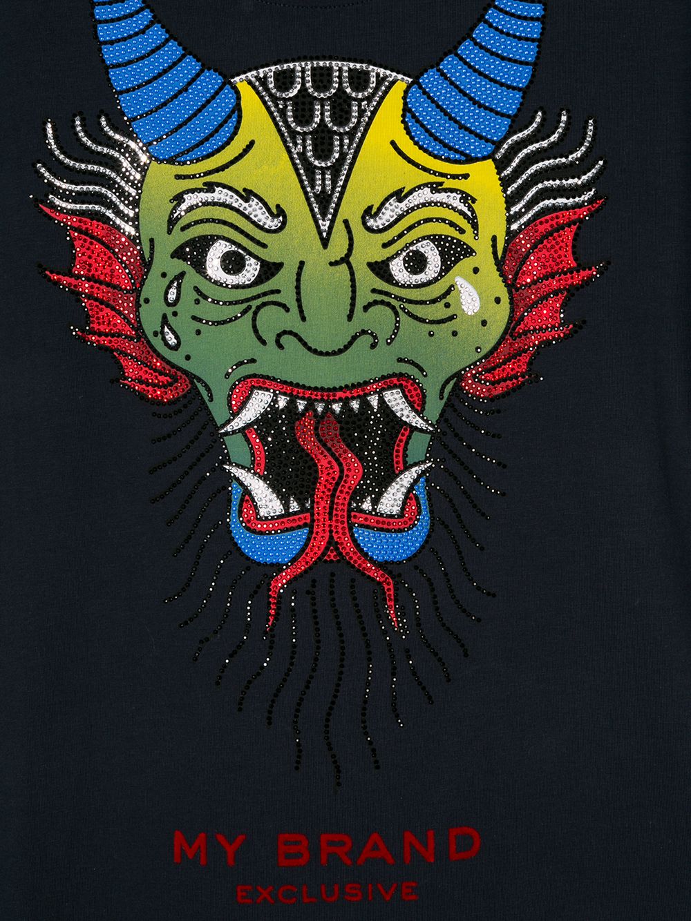 фото My Brand Kids футболка с принтом Monster