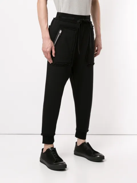 Carpe Diem Tapered Raw Hem Track 