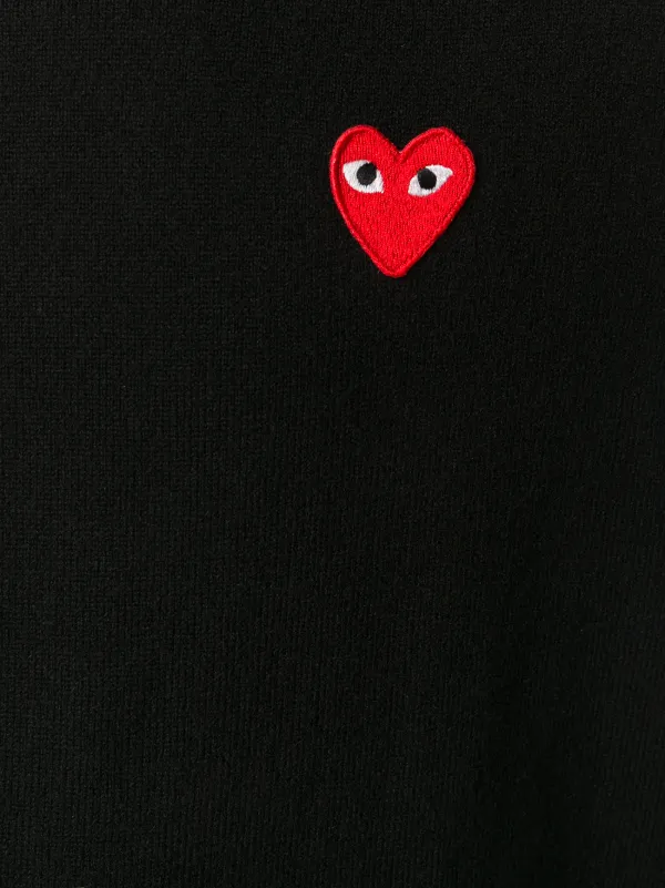 comme des garcons logo patch
