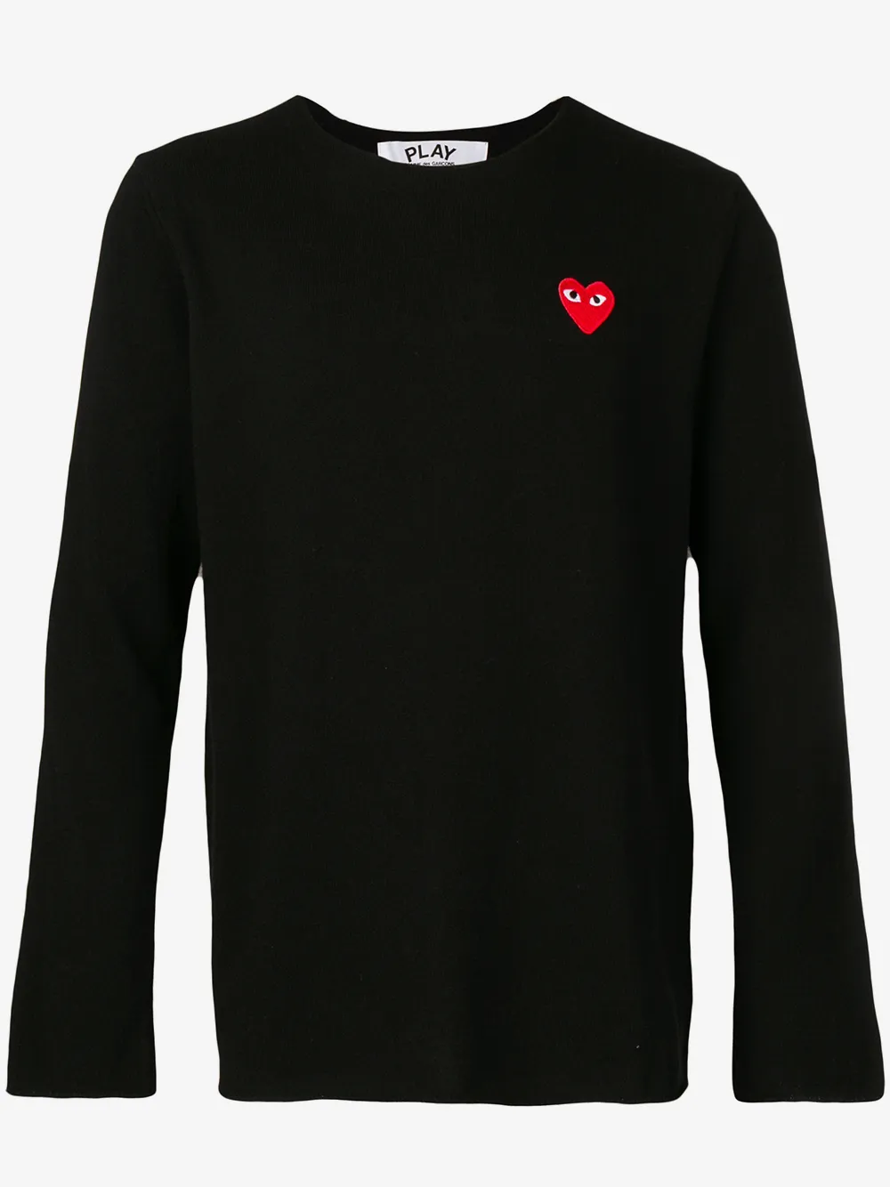 Comme Des Garçons Play pull à patch logo | noir | Image 1