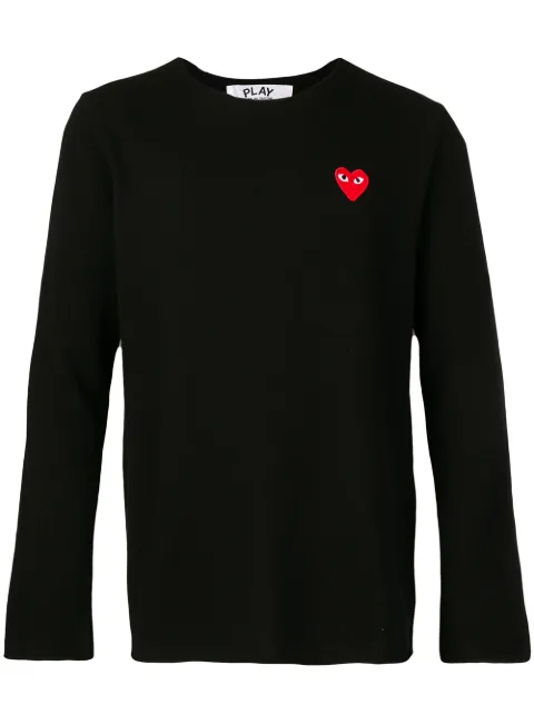 Comme Des Garçons Play logo patch jumper