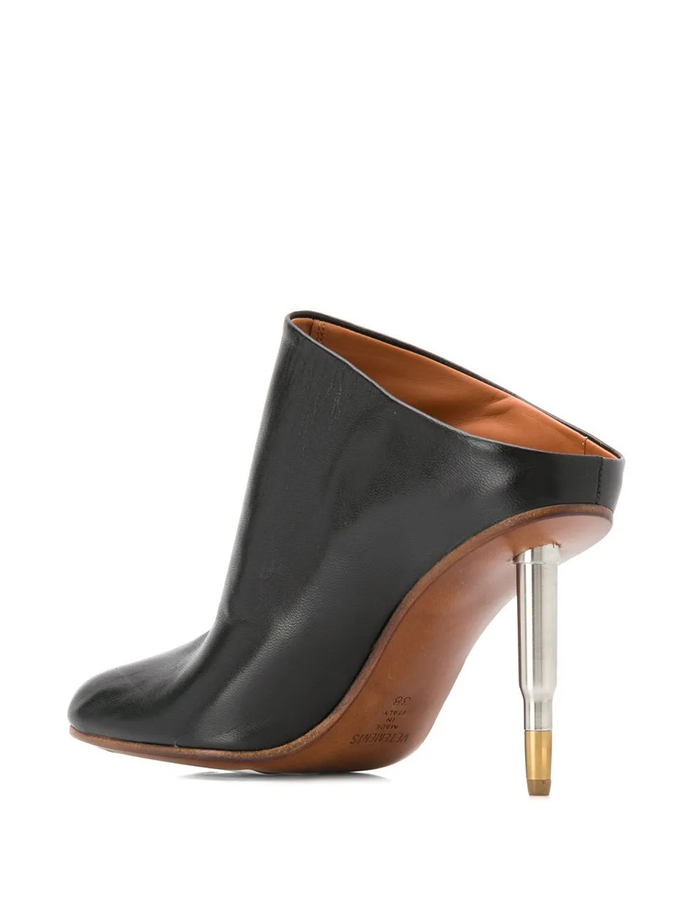 Vetements Bullet Heel Mules In Black