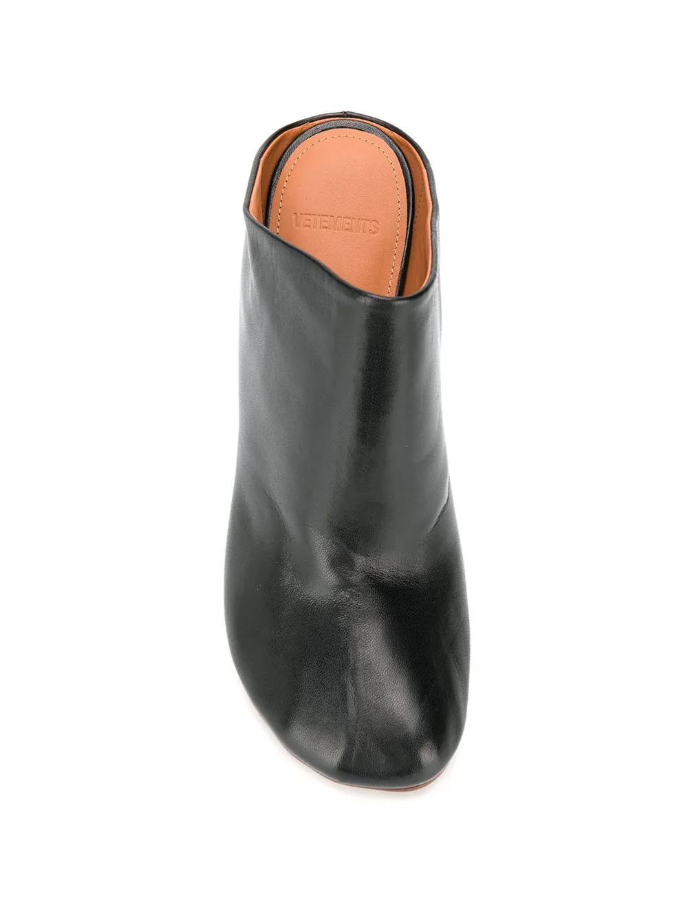 Vetements Bullet Heel Mules In Black
