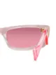 Gucci Eyewear солнцезащитные очки в прямоугольной оправе