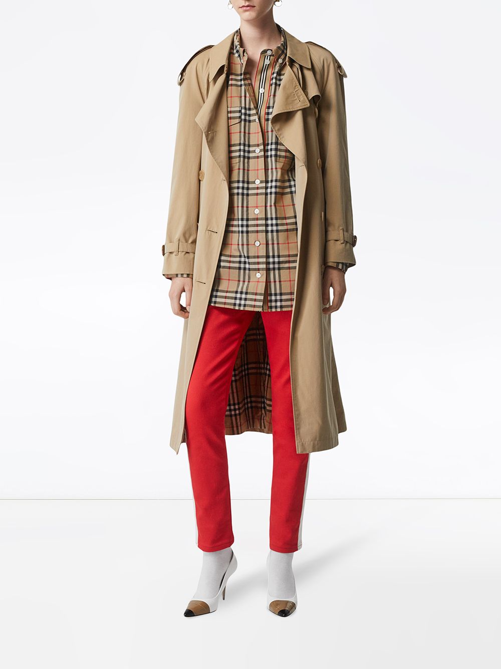 Burberry Oversized overhemd - Beige