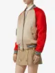 Burberry Icon Stripe Detail Monogram Motif Bomber Jacket