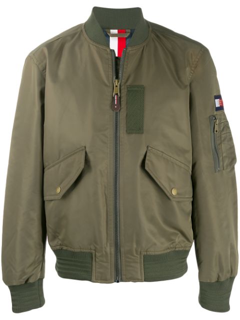 tommy hilfiger padded bomber jacket