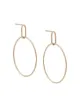 Image 1 of Origin 31 9kt yellow gold medium Hoola hoop earrings