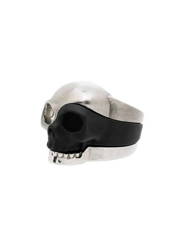 Alexander McQueen three-piece Skull Motif Ring - Farfetch