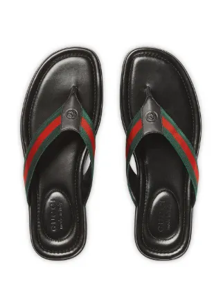 leather thong sandal gucci