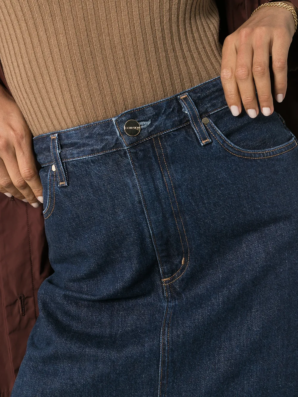 goldsign denim skirt