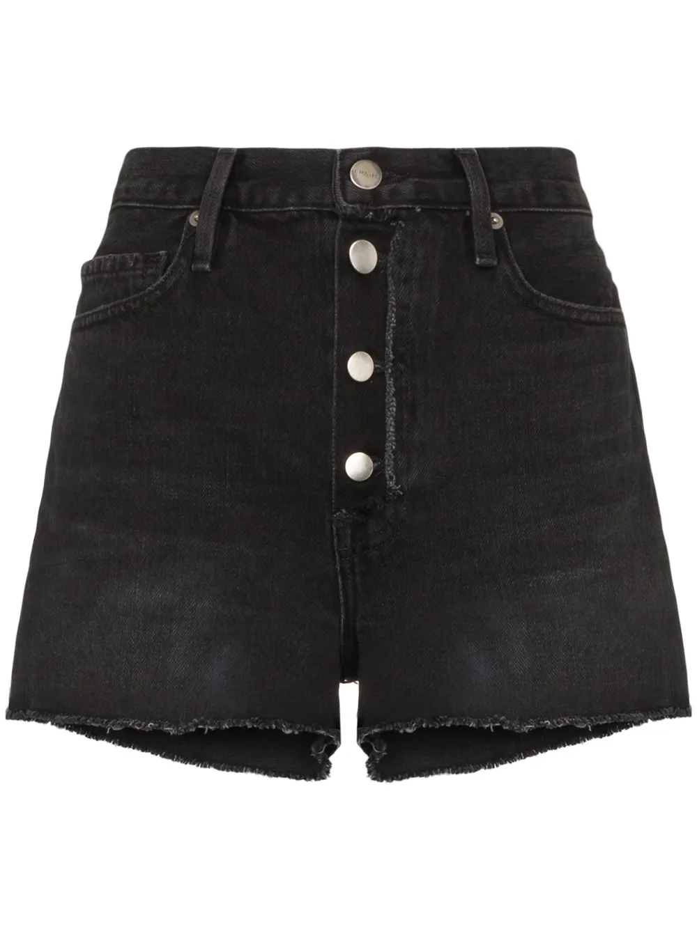 Frame Shorts FRAME LE VINTAGE RAW TRIM SHORTS - BLACK