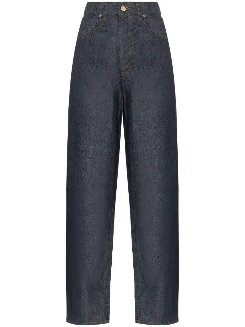 Goldsign Jeans GOLDSIGN THE CURVED TAPERED JEANS - BLUE