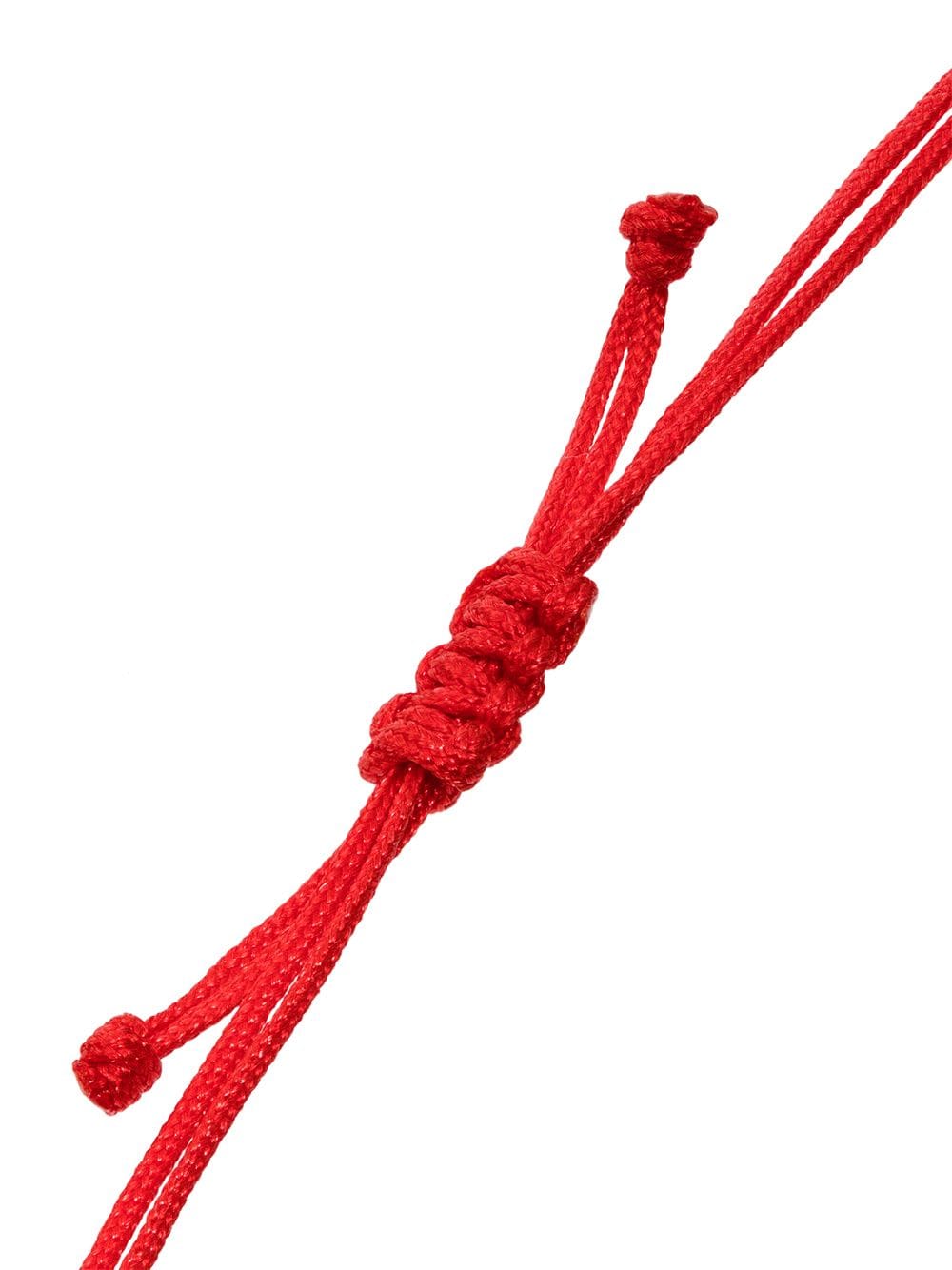 Shop Yvonne Léon Elephant Tie Bracelet In 113 - Red