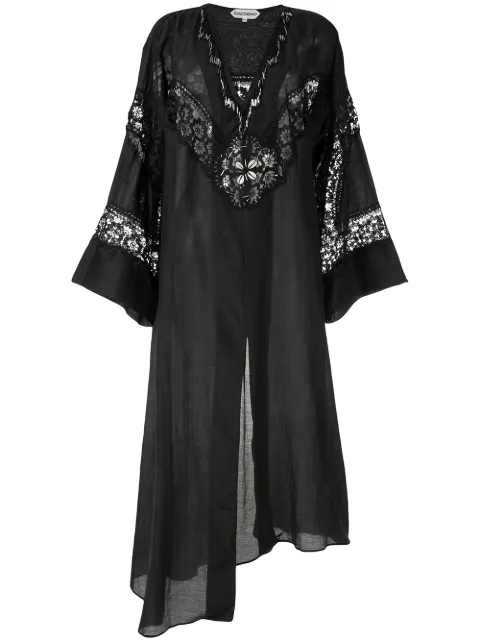 Giacobino robe mi-longue à manches longues