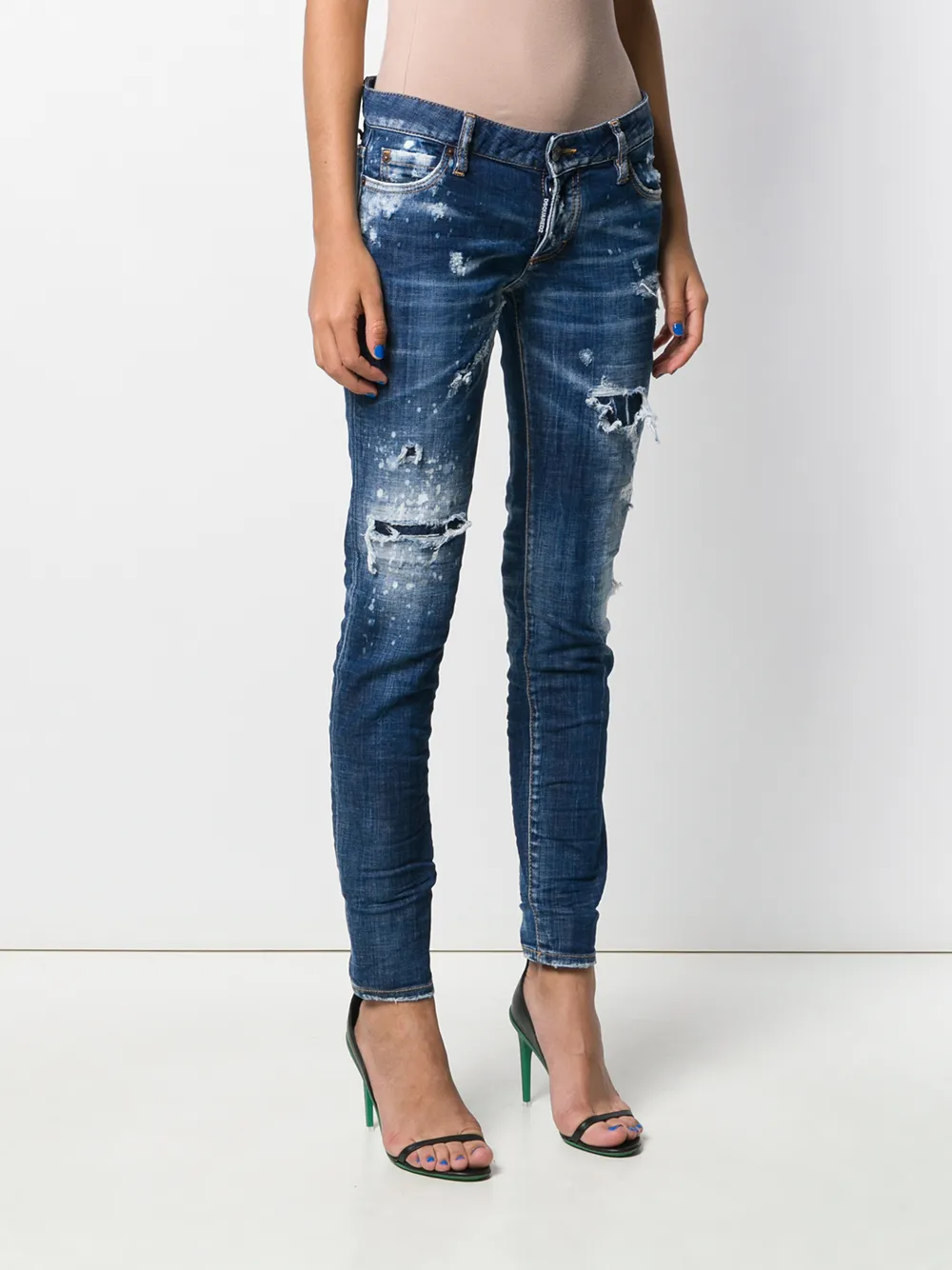 DSQUARED2 Gerafelde jeans Blauw