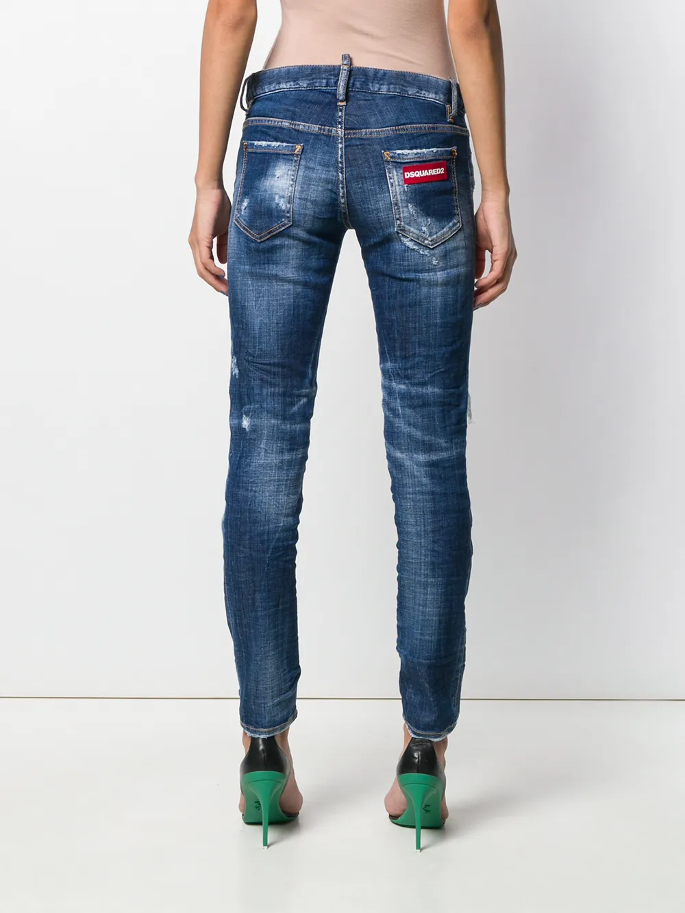 DSQUARED2 Gerafelde jeans Blauw