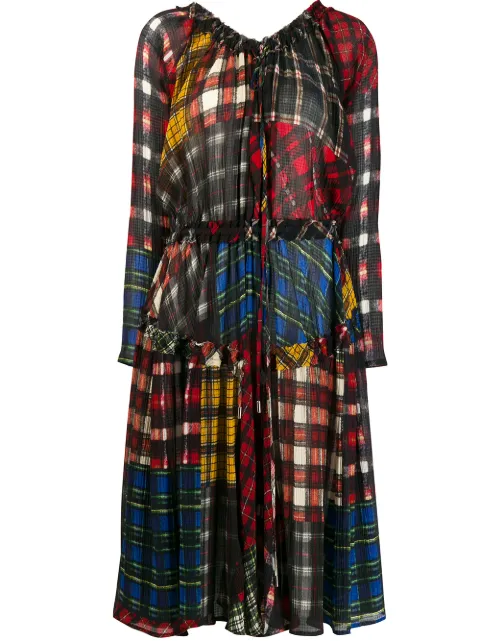DSQUARED2 multi-check pattern dress