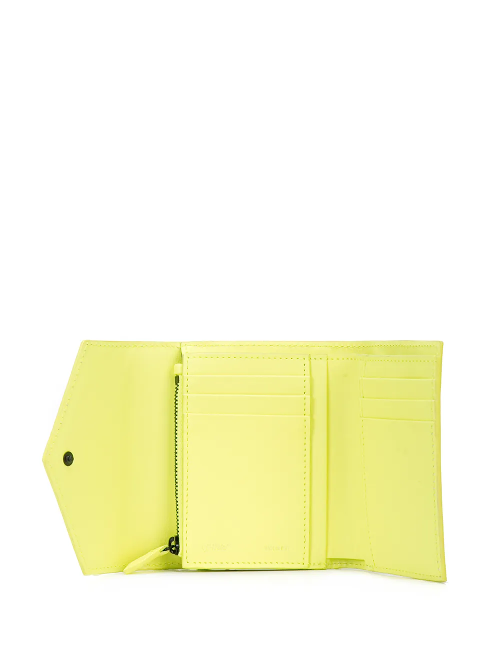 Off-White Portemonnee met pijl logo Geel