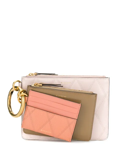 Givenchy quilted pouch trio