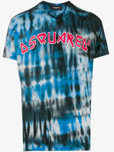 DSQUARED2 tie-dye logo print T-shirt