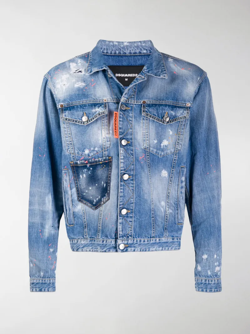 Dsquared2 Rave On denim jacket blue | MODES